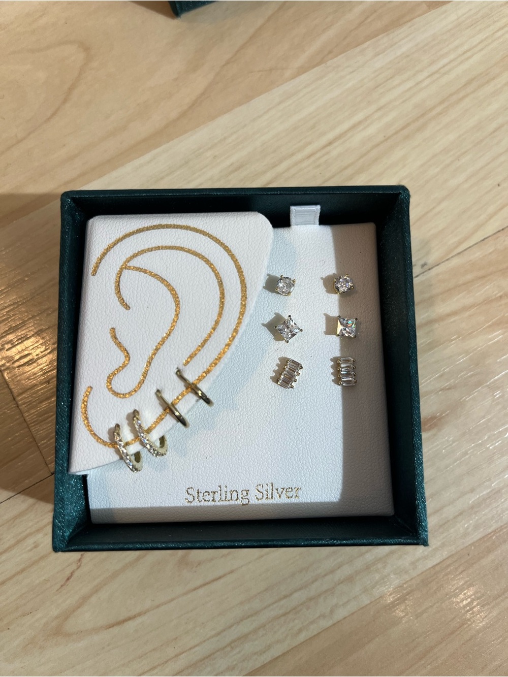 Stella Rose New In Box Gold multi-hoop crawler/cuff design